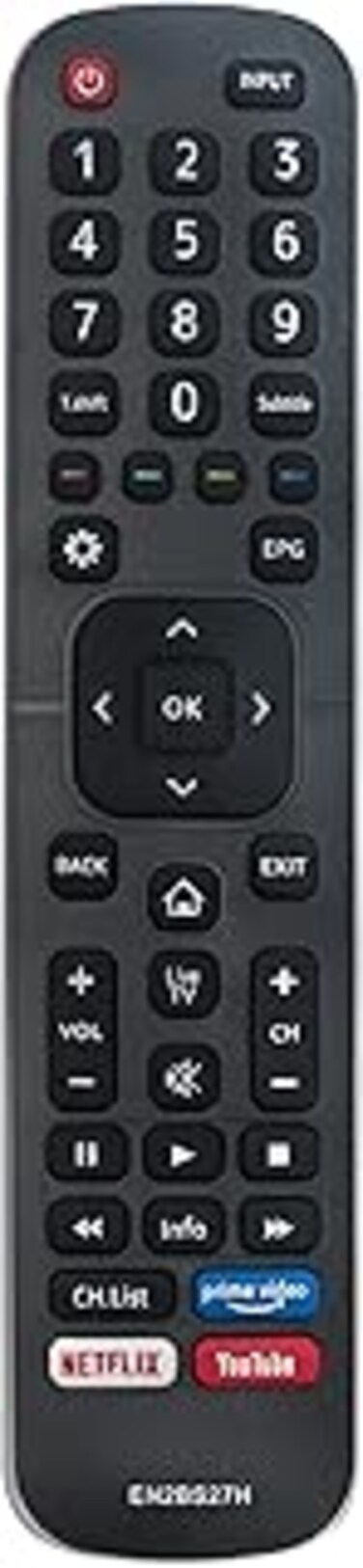 EN2BS27H Replaced Remote fit for Hisense 4K UHD TV 55R5 50R5 58R5 65R5 B7100 70B7100UW 55B7100UW 43B7100UW 50B7100UW 65B7100UW 55B7100UW Q8600 65Q8600UWG B8000 65B8000UW LEDN70B7100UW LEDN55B8000UW