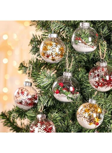 3piece Christmas decoration balls, snowflakes, interior balls, DIY tree hanging party, birthday, wedding decorations