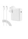 96W USB-C Fast Charger Replacement Type C Power Adapter Compatible With MacBook Pro 16/15/14/13'', for MacBook Air, MacBook 12'', Included USB C to C Cable (6.57ft/2m)