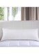 Long Body Pillow With Cover Cotton White 140x50cm