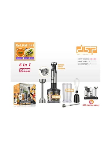 DSP KM1141, Blender Set with Base 6-in-1