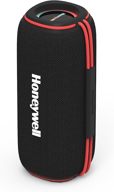 Honeywell Trueno U400 30W 5.3 Bluetooth Speaker, Deep Bass Radiators, 15H Playtime, IPX 6, TWS Feature, RGB Lights, SD Card, AUX, USB Type-C Port, Built-In Mic &amp; 2 * 78mm Drivers
