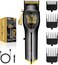 DSP Professional Hair Clipper for Man, Barber Clipper for Hair Cutting, Cordless Hair Clipper, Magnetic Levitation Motor with 9000RPM, Rechargeable Hair Beard Trimmer for Men with Digital Display