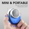 DSP Compact Men's Electric Razor - Mini Portable Shaver for Travel, Waterproof IPX7, USB-C Fast Charging, Overcharge Protection, 7100 RPM Powerful Pocket-Sized Shaving Machine BLUE