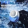 DSP Compact Men's Electric Razor - Mini Portable Shaver for Travel, Waterproof IPX7, USB-C Fast Charging, Overcharge Protection, 7100 RPM Powerful Pocket-Sized Shaving Machine BLUE