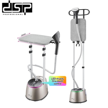 DSP  KD6027 2000W Garment Steamer - 1.6L Detachable Tank, 32g/min Steam &amp; Adjustable Stand for Home/Travel