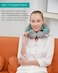 Inflatable Neck Massage Pillow with 1800mAh Massage Technology