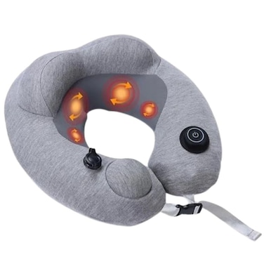 Inflatable Neck Massage Pillow with 1800mAh Massage Technology