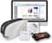 SMART 31S Single Side ID Card Printer- PRI-IDP31S - IDP Smart YMCKO Ribbon - Plain PVC cards (Pack of 100 Cards) - Basic Software IDesigner
