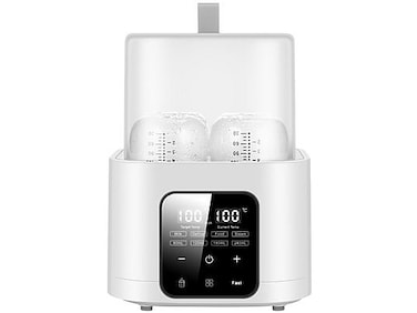 Milk Warmer, Double Bottle Warmer, Sterilizer, with Remote Control, Smart Touch Screen