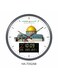 Al Harameen Islamic Prayer Clock Dual Display HA-7052AB