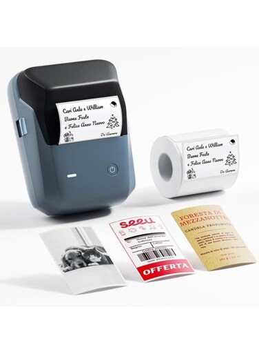 NIIMBOT B1 Pro Bluetooth Label Maker with Labels, HD 300DPI Label Printer