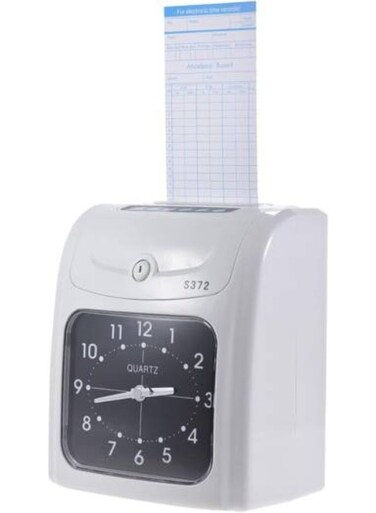 ASYCAN Electronic Employee Starter Time Clock Small Business Punch Pak, Recorder Attendance Time Card Machine for Office Factory Warehouse