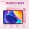 Modio M93 Tablet 11 Inch, 12GB RAM, 512GB Storage, Android 15, 10000mAh Battery, In-Cell HD Display, Dual SIM WiFi with Keyboard &amp; Mouse &ndash; Pink