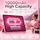 Modio M93 Tablet 11 Inch, 12GB RAM, 512GB Storage, Android 15, 10000mAh Battery, In-Cell HD Display, Dual SIM WiFi with Keyboard &amp; Mouse &ndash; Pink
