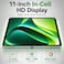 Modio M93 Tablet 11 Inch, 12GB RAM, 512GB Storage, Android 15, 10000mAh Battery, In-Cell HD Display, Dual SIM WiFi with Keyboard &amp; Mouse &ndash; Green