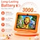 Modio M78 Tablet 7 Inch HD Display, 6GB RAM 256GB Storage, Android 15, 3000mAh, WiFi, Dual Camera, Shockproof Case (Orange)