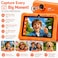 Modio M78 Tablet 7 Inch HD Display, 6GB RAM 256GB Storage, Android 15, 3000mAh, WiFi, Dual Camera, Shockproof Case (Orange)