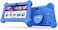 Modio M70 Tablet 7 Inch HD Display, Android 10.1, 4GB RAM 128GB Storage, Dual Camera, 3000mAh Battery, 5G WiFi, Shockproof EVA Case with Stand (Blue)