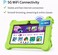 Modio M70 Tablet 7 Inch HD Display, Android 10.1, 4GB RAM 128GB Storage, Dual Camera, 3000mAh Battery, 5G WiFi, Shockproof EVA Case with Stand (Green)