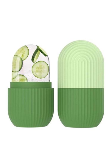 Ice Mold Ice Maker for Face with Anti-Leak &amp; Drip System, Contour Cube Ice Roller, Silicone Ice Hold