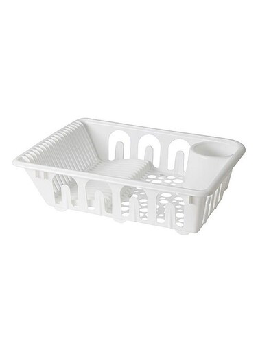 Polypropylene Plastic Dish Drainer White 46x36x36cm