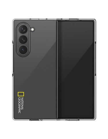 National Geographic Crystal Slim Fit Case (Galaxy Z Fold Series) Galaxy Z Fold 6 Basic Logo - Transparent