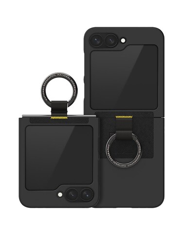National Geographic Ring Strap Slim Fit Case V2 (Galaxy Z Flip Series) Galaxy Z Flip 6 - Black