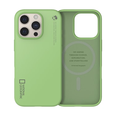 National Geographic MagSafe Silicone Case iPhone 16 Pro Max - Green