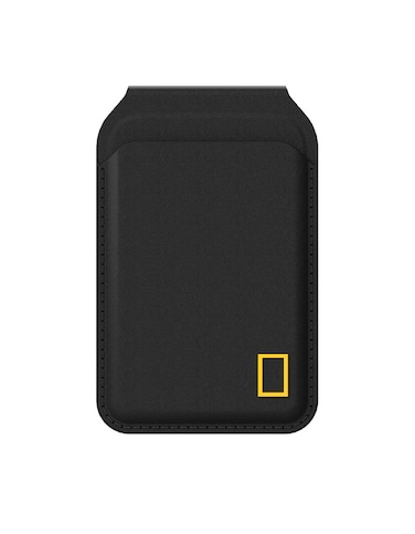 National Geographic MagSafe Card Wallet Stand PU - Black