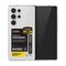 National Geographic Crystal Clear Wappen Case V2 Galaxy S25 Ultra - Black Topo Logo