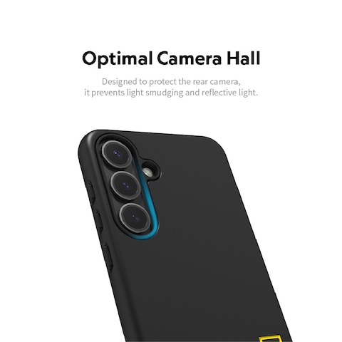 National Geographic Hard Shell Case Small Logo Galaxy S25 Ultra - Black