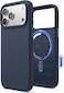 elago Magnetic Liquid Silicone compatible with iPhone 17 Pro MAX case cover [Camera Control Button Cover] compatible with MagSafe Shockproof - Jean Indigo