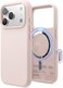 elago Magnetic Liquid Silicone compatible with iPhone 17 Pro case cover [Camera Control Button Cover] compatible with MagSafe Shockproof - Light Pink