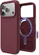 elago Magnetic Liquid Silicone compatible with iPhone 17 Pro case cover [Camera Control Button Cover] compatible with MagSafe Shockproof - Burgundy