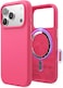 elago Magnetic Liquid Silicone compatible with iPhone 17 Pro case cover [Camera Control Button Cover] compatible with MagSafe Shockproof - Ice Red