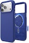 elago Magnetic Liquid Silicone compatible with iPhone 17 Pro MAX case cover [Camera Control Button Cover] compatible with MagSafe Shockproof - Cobalt Blue