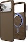 elago Magnetic Liquid Silicone compatible with iPhone 17 Pro MAX case cover [Camera Control Button Cover] compatible with MagSafe Shockproof - Brown