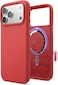 elago Magnetic Liquid Silicone compatible with iPhone 17 Pro MAX case cover [Camera Control Button Cover] compatible with MagSafe Shockproof - Red