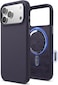 elago Magnetic Liquid Silicone compatible with iPhone 17 Pro MAX case cover [Camera Control Button Cover] compatible with MagSafe Shockproof - Deep Purple