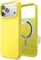 elago Magnetic Liquid Silicone compatible with iPhone 17 Pro MAX case cover [Camera Control Button Cover] compatible with MagSafe Shockproof - Neon Yellow