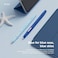 elago x MONAMI Compatible with Apple Pencil Pro Case / Apple Pencil 2nd Gen Case Compatible with Magnetic Charging Double Tap - Sky Blue