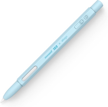 elago x MONAMI Compatible with Apple Pencil Pro Case / Apple Pencil 2nd Gen Case Compatible with Magnetic Charging Double Tap - Sky Blue