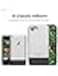 elago Magnetic Glide for iPhone 16E case cover (2025) compatible with MagSafe Drop Protection - Silver Black