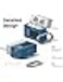 elago Cassette Player Hang Case Compatible with AirPods 4 Cover Supports Wireless Charging, Shock Resistant, Full Protection - Blue