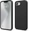 elago Liquid Silicone for iPhone 16E case cover (2025) Full Body Protection, Shockproof, Slim, Anti-Scratch Soft Microfiber Lining - Black