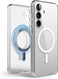 elago Magnetic Hybrid for Samsung Galaxy S25 PLUS case cover compatible with MagSafe - Transparent