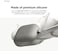 elago Silicone Hang compatible with AirPods 4 case cover (2024) with Carabiner - Medium Gray