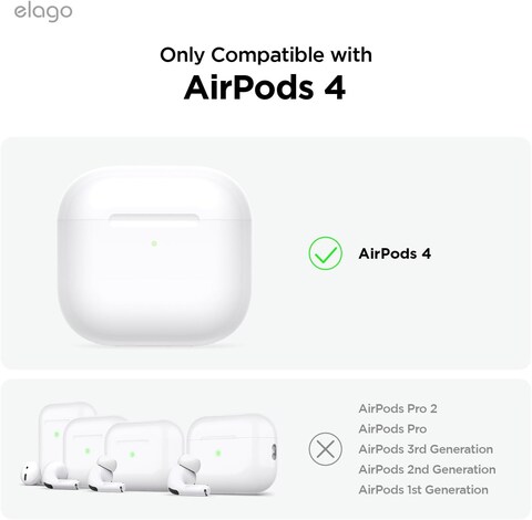 Elago AirPods 4 Silicone Hang case - Jean Indigo