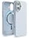 elago Magnetic Liquid Silicone for iPhone 16 case cover compatible with MagSafe Shockproof - Light Blue